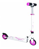  muuwmi Muuwmi Aluminium Scooter skrejritenis 125 mm balts/rozā AU 347 