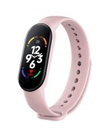  iWear SM7 Smart Bracelet 0.96'' TFT - Fitness Tracker IP67 with HR&Blood pressure / Social / Sleep Pink 