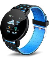  iWear Smart Band 119s Plus Fitness Tracker Heart Rate & Sleep Monitor Black 