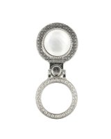  iLike Universal RING BRILLIANT Silver White 