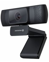  swissten Swissten Full HD Web kamera ar Autofokusu USB 2.0 Melna 