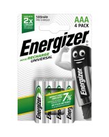  Energizer Energizer Universal HR03 Micro (AAA)-Akku NiMH 500 mAh 1.2 V 4 St. (E301375700) 7638900424256 