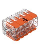  wago WAGO Savienotajs ar sviram; visiem vaditaju tipiem; maks. 4 mm; 10 vadi 1pc 