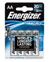  Energizer ENERGIZER Ultimate Lithium AA L91 1.5V 4 pcs 