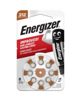  Energizer Cinka gaisa baterija AC312E (V312 HA312 PR41 7002ZD) dzirdes aparatam 1 45 V Energizer 8 gab. blistera karba 