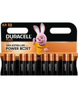  Duracell Duracell Plus Alkaline Battery Mignon AA LR06 1.5V Extra Life (10 pieces AA (LR06)) (5000394176201) 
