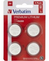  Verbatim Verbatim Bateria Premium CR2430 4 pc 