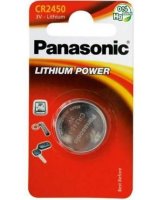  Panasonic Litija baterija CR2450 3V Panasonic 1 gab. blistera iepakojuma CR2450/PAN-BL1 (5410853014355) 