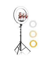  Visional RL120 LED ring light 50W 5500Lm 480 LED diam.56cm, floor stand 200cm, 3x phone holders 