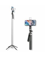  Elight P185S Super Long 1.8m Selfie Stick Tripod with Smarthone / 3/4 screw fix&Shutter Button Black 
