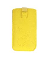  iLike Universal Leather Pocket Case XL Yellow 