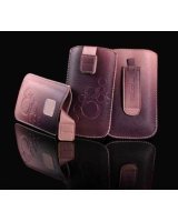  iLike Universal Leather Pocket Case M Dark Pink 
