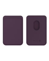  Evelatus Universal iPhone Genuine leather wallet with MagSafe Deep Purple 