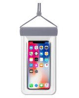  iLike Universal Waterproof phone pouch 115 mm x 220 mm pool beach bag Gray 