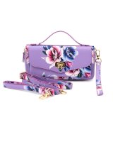  Evelatus Universal Either Wallet Flower Purple 