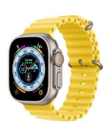  Apple Watch Ultra GPS + Cellular, 49mm Titanium Case with Yellow Ocean Band 