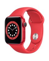 Apple Watch Series 6 GPS, 40mm Product (Red) Aluminium Case With Sport Band - Regular Red 