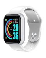  iWear M8 Smart&Fit Watch with Full Touch 1.3'' IPS Media control / HR / Blood pressure / Social White 