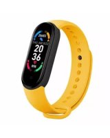  iWear SM6 Smart Bracelet - Fitness Tracker IP67 with HR&Blood pressure / Social / Sleep monitor Yellow 