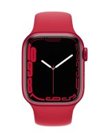  Apple Watch Series 7 GPS, 41mm (PRODUCT)RED Aluminium Case with Sport Band - Regular (PRODUCT) Red 