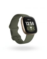  Fitbit Versa 3 Smart watch Soft Gold Aluminum Olive 