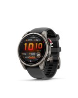  Garmin GARMIN fenix 8 Pro – 47 mm, AMOLED, Sapphire, Titanium with Graphite/black silicone band sporta pulkstenis 