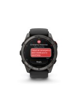  Garmin fenix 8 Pro – 51 mm, AMOLED Sapphire, Carbon grey DLC titanium with Black/pebble grey silicone band 
