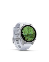  Garmin fenix 8 – 43 mm, AMOLED Silver with Whitestone silicone band / 010-02903-00 