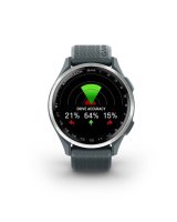  Garmin Approach S44 Silver Aluminium Bezel with Twilight Silicone Band 