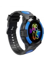  iWear LT32 Durable 4G Sim GPS Tracking IP67 Kids Watch&Phone Call with Chat Camera Black Blue 