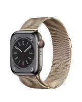  Apple SMARTWATCH SERIES8 45MM CELL./STEEL/GOLD MIL MNKQ3EL/A 