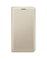  Samsung Flip Cover for Galaxy J1 2016 J120 EF-WJ120PFEGWW Gold 