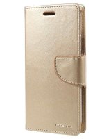  Mercury Apple iPhone X/XS Bluemoon Diary Case Gold 