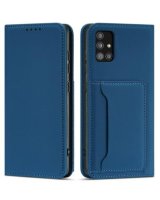  iLike Samsung Galaxy A52 5G Pouch Wallet Card Holder Card Case Case Blue 