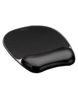  Fellowes MOUSE PAD CRYSTAL GEL/BLACK 9112101 