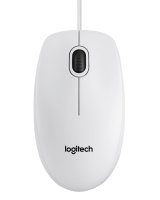  Logitech MOUSE USB OPTICAL B100/WHITE OEM 910-003360 