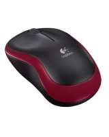  Logitech MOUSE USB OPTICAL CORDL. M185/RED 910-002240 