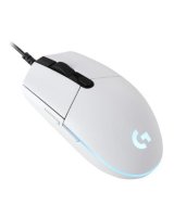  Logitech MOUSE USB OPTICAL G203/WHITE 910-005797 