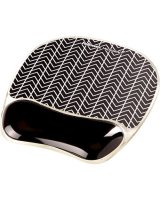  Fellowes MOUSE PAD PHOTO GEL/CHEVRON 9653401 