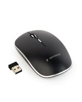  Gembird MOUSE USB OPTICAL WRL BLACK/SILENT MUSW-4BS-01 