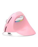  Delux Wireless Vertical Mouse Delux M618Mini DB BT+2.4G 2400DPI (pink) 