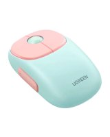  Ugreen Ugreen MU102 FUN+ Bluetooth / 2.4 GHz wireless mouse - pink 