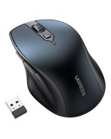  Ugreen Ugreen MU101 ergonomic wireless mouse Bluetooth 2.4 GHz - blue 