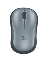  Logilink LOGITECH M185 cordless Notebook Mouse USB black grey 