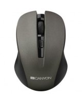  Canyon CANYON Mouse CNE-CMSW1(Wireless Optical 800/1000/1200 dpi 4 btn USB power saving button) Graphite 