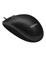  Logitech Mouse B100 Wired, Black 