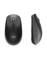  Logitech Full size Mouse M190 Wireless, Charcoal, USB 