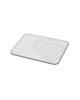  Genesis Mouse Pad Carbon 400 M Logo 250 x 350 x 3 mm, Gray/White 