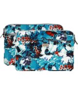  iLike Universal WONDER SLEEVE LAPTOP 13-14 INCHES WHITE POPPIES 