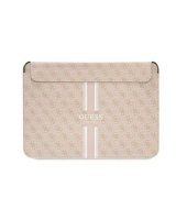  Guess PU 4G Printed Stripes Computer Sleeve 16 Pink 